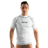 Rash Guard T-Sun Kurz Mann Weiß XL Seac 155-22-XL