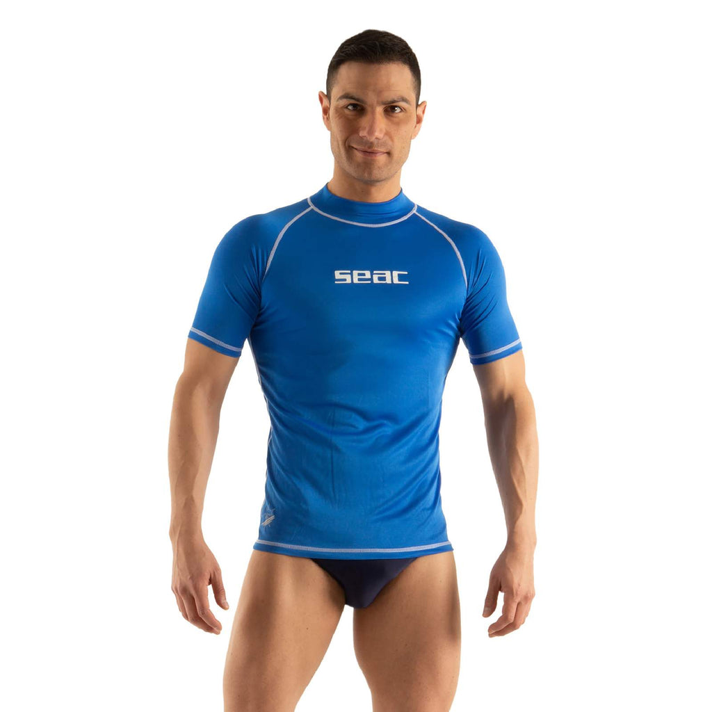 Rash Guard T-Sun Kurzmann Blau XL Seac 155-27-XL