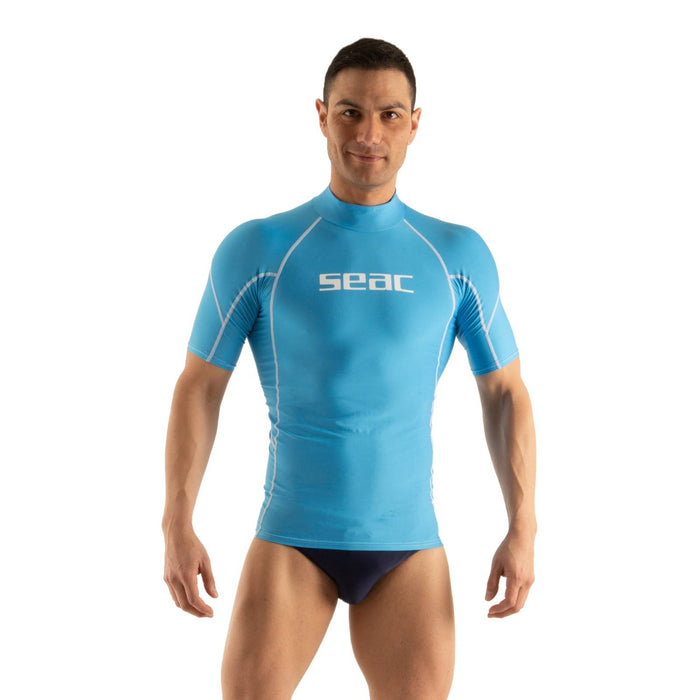 Rash Guard Raa Short Evo Mężczyzna Jasnoniebieski L Seac 155-31-L
