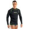 Rash Guard T-Sun Lang Herren Schwarz M Seac 155-9-M