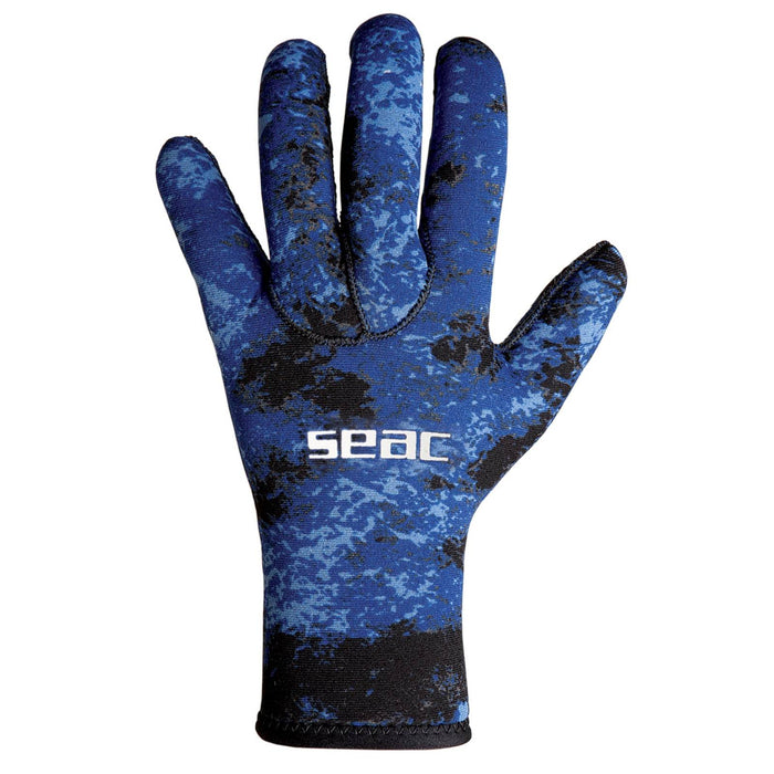 Gloves Anatomic Camo Blue 3,5mm L Seac 16-2-L