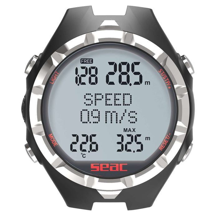 Freediving Computer Apnea Black-Red Seac 160-30NR
