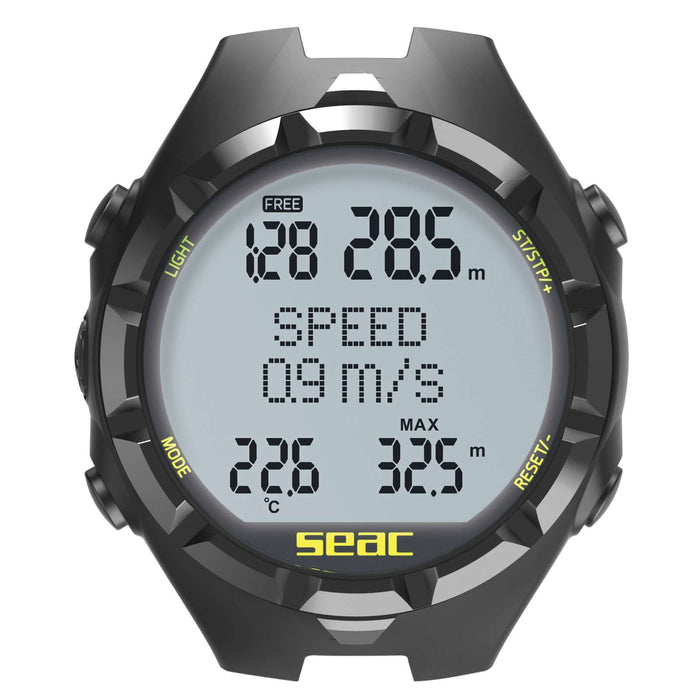 Freediving Computer Apnea Hr Black-Yellow Seac 160-31NY
