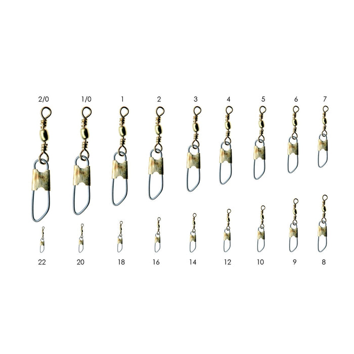 Swivels With Snap 12pcs Gold №9 Expert Predator 16710