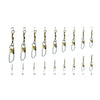 Swivels With Snap 12pcs Gold №12 Expert Predator 16712