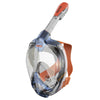 Snorkeling Full Face Mask Magica Grey-Blue-Orange S-M Seac 170-10BO-SLT