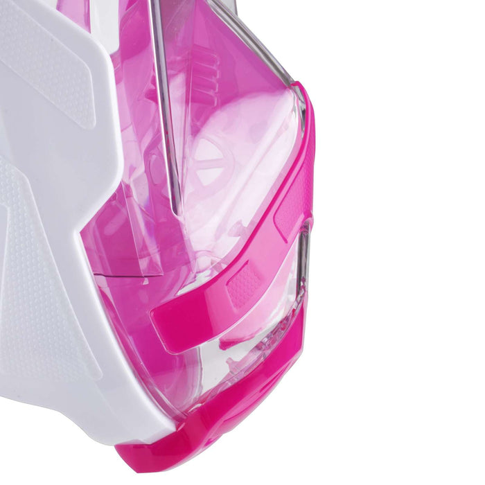 Snorkeling Full Face Mask Magica White-Pink S-M Seac 170-10WP-SLT