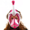 Snorkeling Full Face Mask Magica White-Pink S-M Seac 170-10WP-SLT