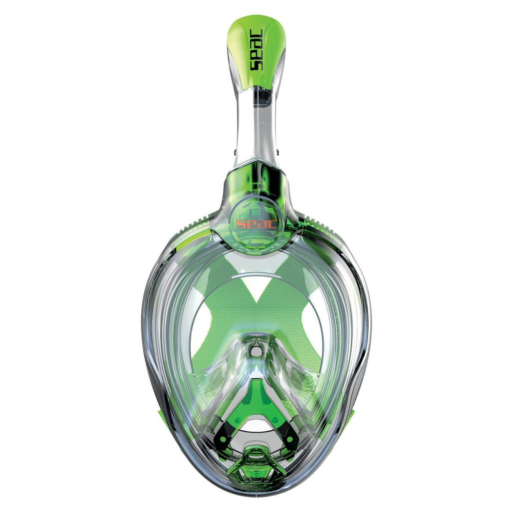 Snorkeling Full Face Mask Magic Black-Lime Kids Seac 170-12LT-SLT