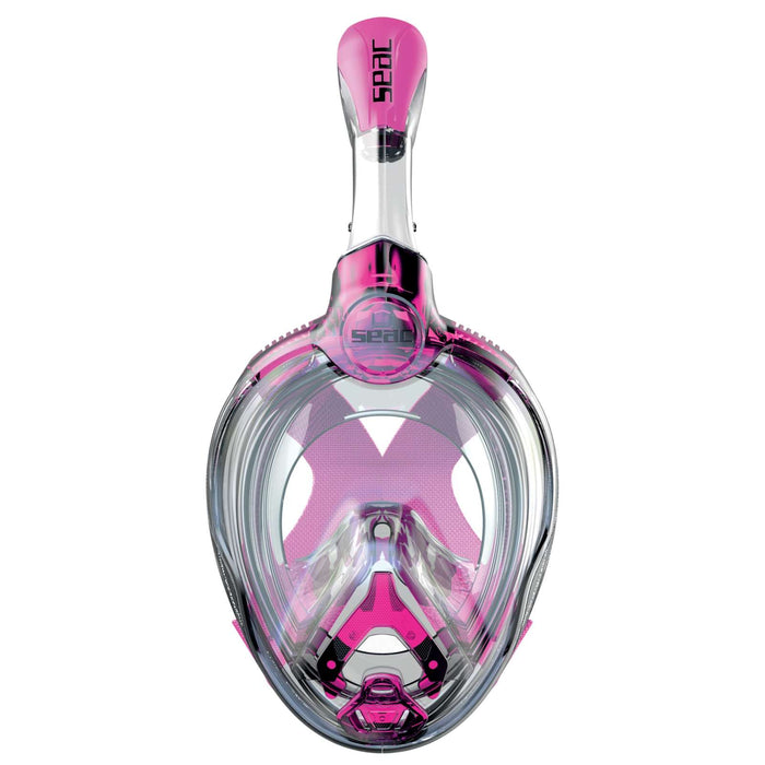 Snorkeling Full Face Mask Magica Black-Pink Kids Seac 170-12PT-SLT