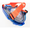 Snorkeling Full Face Mask Magica Grey-Blue-Orange XS-S Seac 170-14BO-SLT