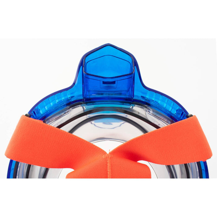 Snorkeling Full Face Mask Magica Grey-Blue-Orange XS-S Seac 170-14BO-SLT
