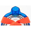 Snorkeling Full Face Mask Magica Grey-Blue-Orange XS-S Seac 170-14BO-SLT