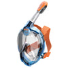 Snorkeling Full Face Mask Magica Grey-Blue-Orange XS-S Seac 170-14BO-SLT
