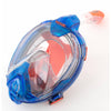 Snorkeling Full Face Mask Magica Grey-Blue-Orange XS-S Seac 170-14BO-SLT