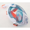 Snorkeling Full Face Mask Magica White-Blue-Orange XS-S Seac 170-14WO-SLT