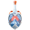 Snorkeling Full Face Mask Magica White-Blue-Orange XS-S Seac 170-14WO-SLT