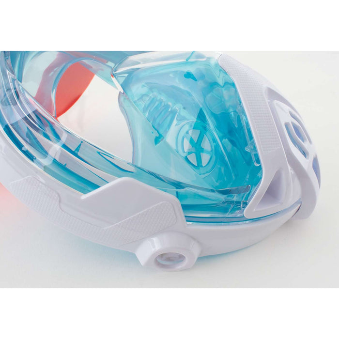 Snorkeling Full Face Mask Magica White-Blue-Orange XS-S Seac 170-14WO-SLT