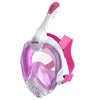 Snorkeling Full Face Mask Magica White-Pink XS-S Seac 170-14WP-SLT