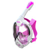 Snorkeling Full Face Mask Magica White-Pink XS-S Seac 170-14WP-SLT