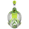 Maschera da Snorkeling a Visiera Intera Libera Trasparente-Lime Bambini Seac 170-20LT-SKL