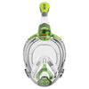 Maschera da Snorkeling a Visiera Intera Libera Trasparente-Lime Bambini Seac 170-20LT-SKL