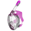 Snorkeling Full Face Mask Libera Transparent-Pink Kids Seac 170-20PT-SKL