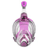 Snorkeling Full Face Mask Libera Transparent-Pink Kids Seac 170-20PT-SKL