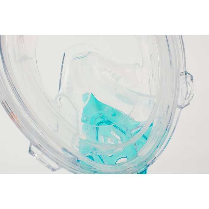 Snorkeling Full Face Mask Libera Aquamarine-Orange XS-S Seac 170-7AO-SKL
