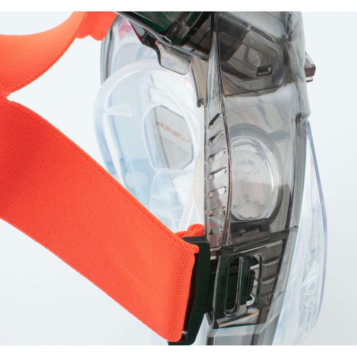 Snorkeling Full Face Mask Libera Black-Orange XS-S Seac 170-7NO-SKL