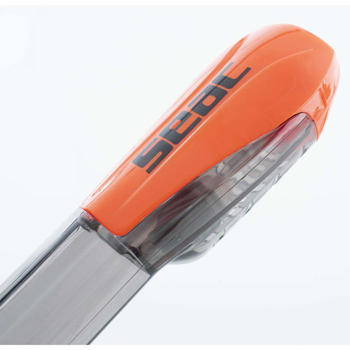 Snorkeling Full Face Mask Libera Black-Orange XS-S Seac 170-7NO-SKL