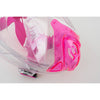 Maschera da Snorkeling a Visiera Intera Libera Trasparente-Rosa XS-S Seac 170-7TP-SKL