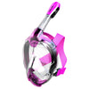 Maschera da Snorkeling a Visiera Intera Libera Trasparente-Rosa XS-S Seac 170-7TP-SKL