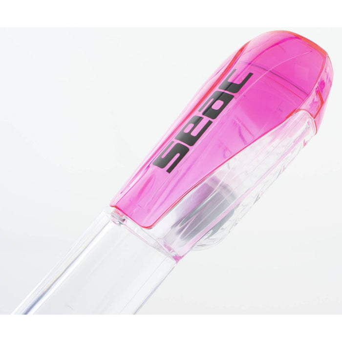 Maschera da Snorkeling a Visiera Intera Libera Trasparente-Rosa XS-S Seac 170-7TP-SKL