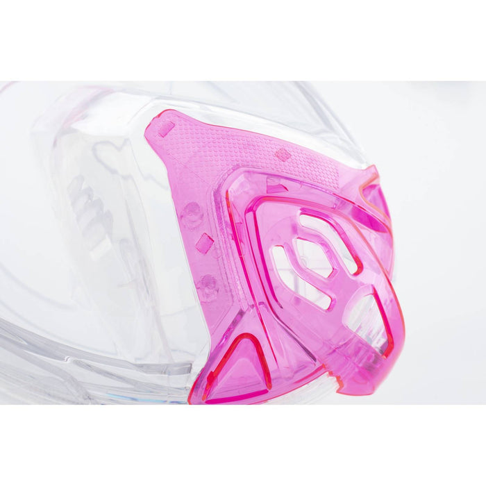 Maschera da Snorkeling a Visiera Intera Libera Trasparente-Rosa XS-S Seac 170-7TP-SKL