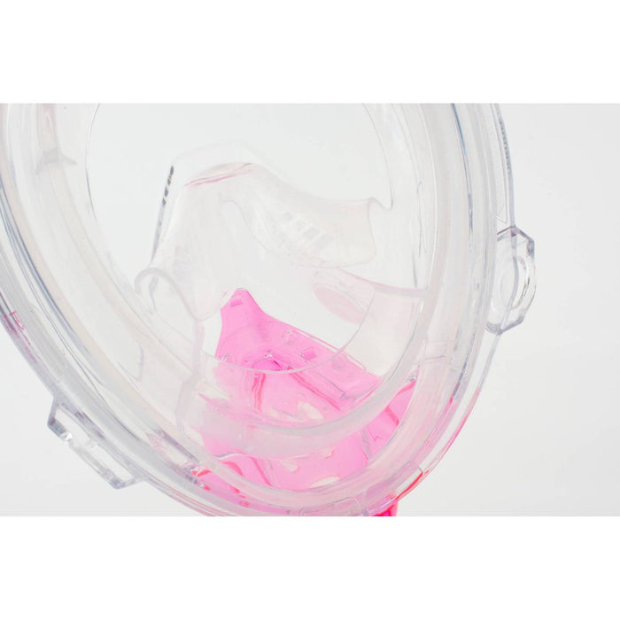 Maschera da Snorkeling a Visiera Intera Libera Trasparente-Rosa XS-S Seac 170-7TP-SKL