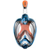 Snorkeling Full Face Mask Magica Grey-Blue-Orange L-XL Seac 170-9BO-SLT