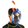 Snorkeling Full Face Mask Magica Grey-Blue-Orange L-XL Seac 170-9BO-SLT