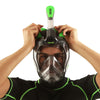 Snorkelmasker met Volledige Gezicht Magica Grijs-Doorzichtig-Limoen L-XL Seac 170-9FL-SLT