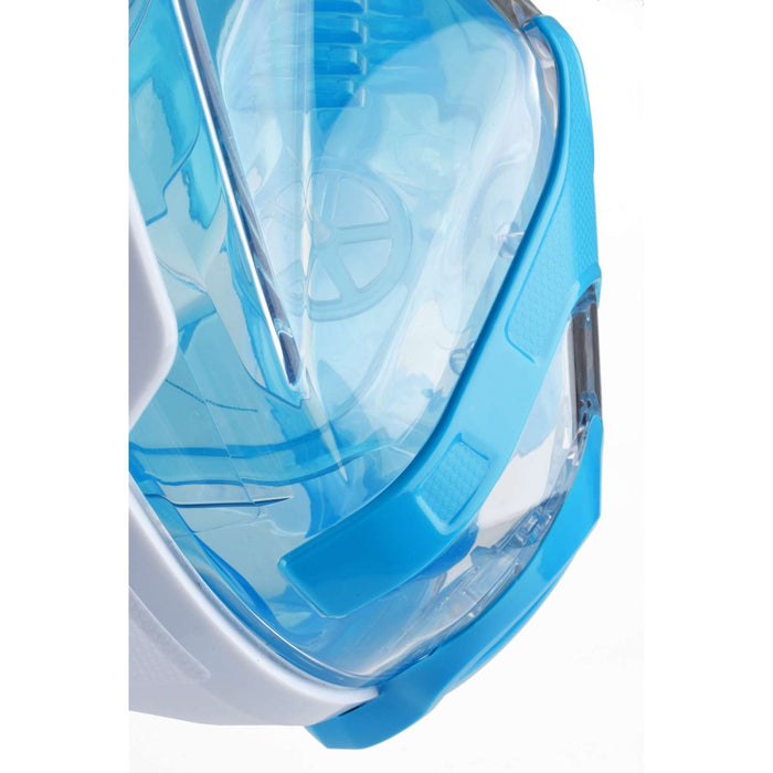 Snorkeling Full Face Mask Magica White-Blue-Orange L-XL Seac 170-9WO-SLT