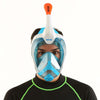 Snorkeling Full Face Mask Magica White-Blue-Orange L-XL Seac 170-9WO-SLT