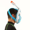 Snorkeling Full Face Mask Magica White-Blue-Orange L-XL Seac 170-9WO-SLT