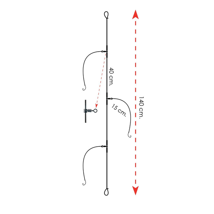 Technisches Deep Rig Größe 6 Expert Predator 1902006