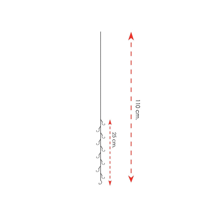 Blanket zee rigs 10 haken Maat 10 Expert Predator 1910810