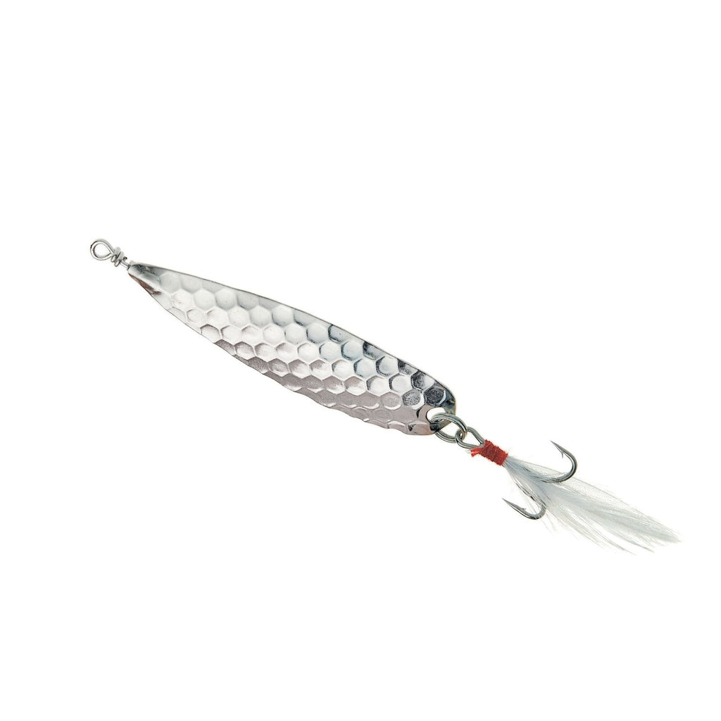 Fishing Spoon Bomber With Feather Hammered 2 65mm Expert Predator 19112