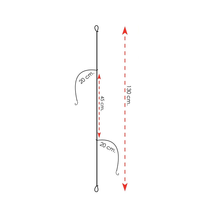 Ready Rigs 2 Hooks Size 5 Expert Predator 2046505