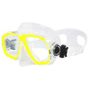 Snorkeling Mask Junior Kids Yellow-Clear Marlin 213133