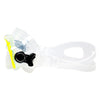 Snorkeling Mask Junior Kids Yellow-Clear Marlin 213133