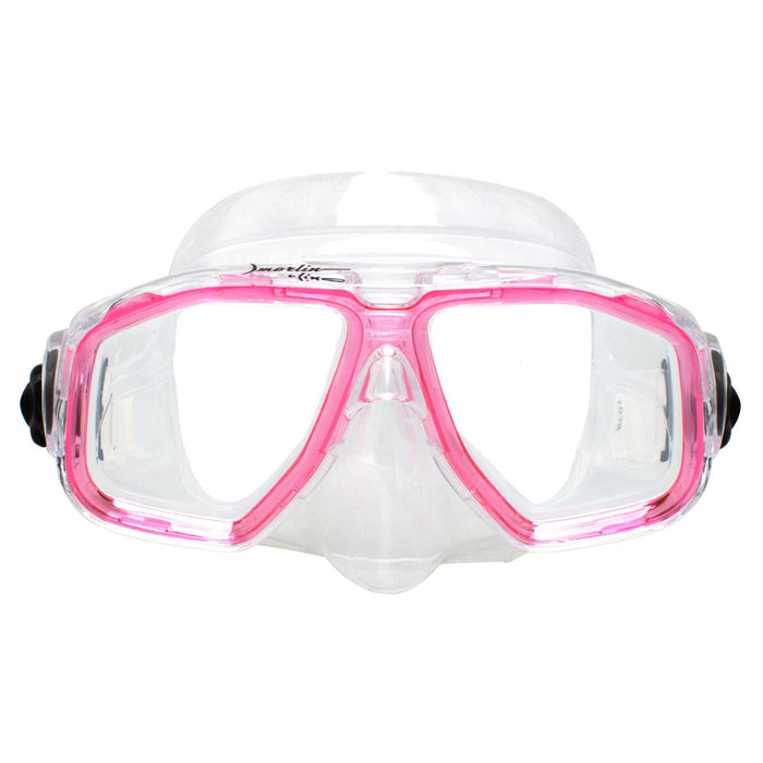 Snorkeling Mask Junior Kids Pink-Clear Marlin 213134