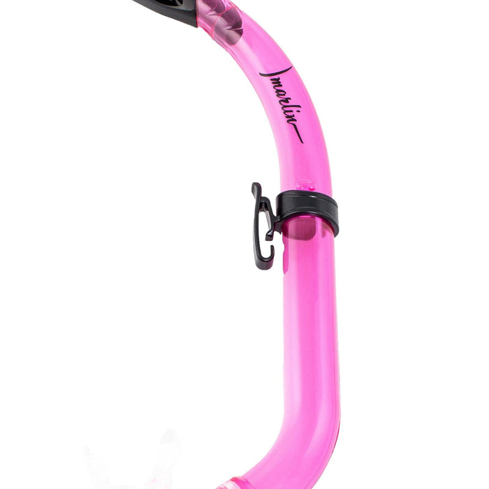 Snorkel Tube Junior Kids Pink-Clear Marlin 213175
